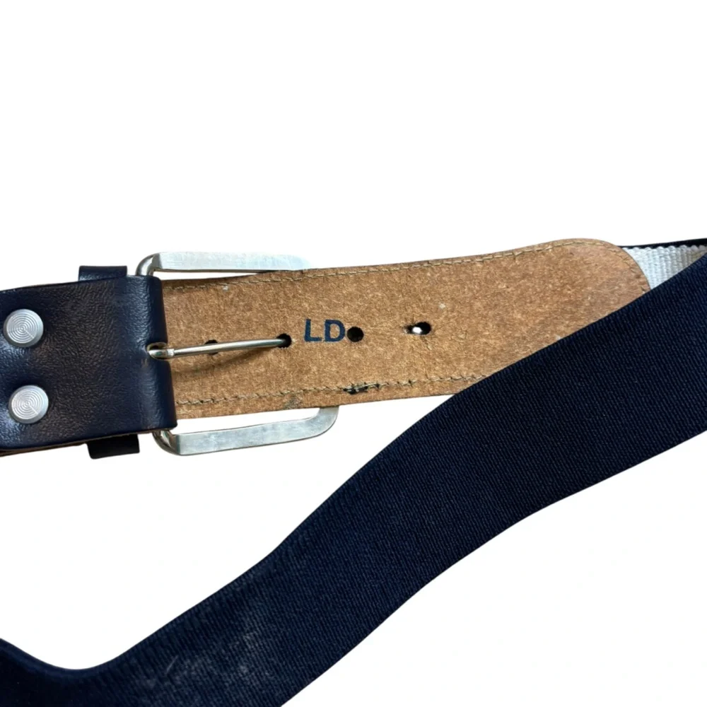 Boys Large Navy Blue Baseball Belt‎